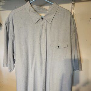 PX Premium Xpression Dress Shirt; Light Blue, Short Sleeve w/ Front Pocket *3XL*